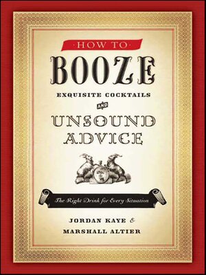 cover image of How to Booze